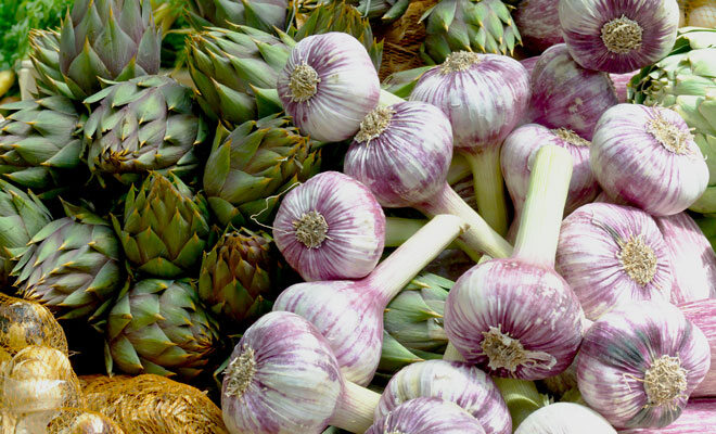 Was bringt eine Darmsanierung wirklich? 1 Lebensmittel für die Darmsanierung: Artischocke, Knoblauch, Zwiebeln